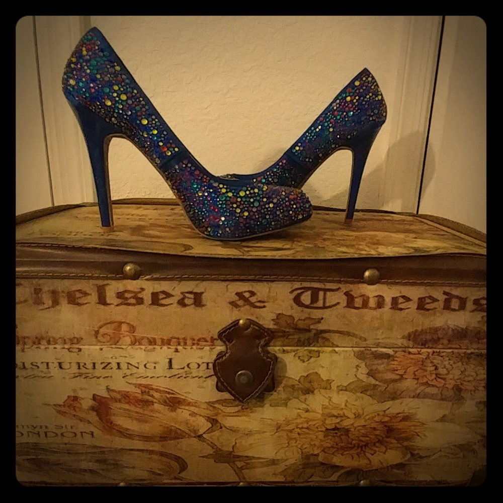 Beautiful blue heels